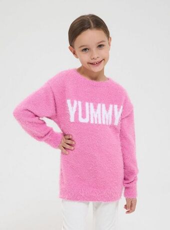 Terranova Maglia maxi con scritta effetto pelo offerta