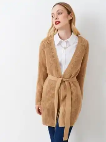Maxi cardigan in maglia