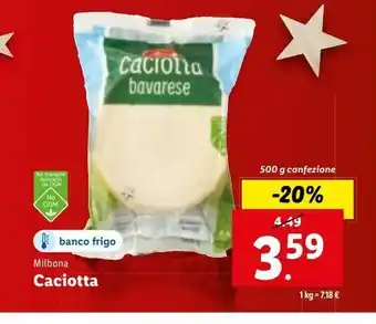 Lidl Caciotta offerta