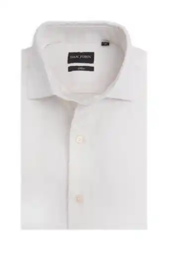 Camicia micro herringbone panna