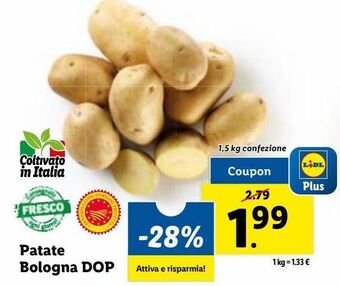 Lidl Patate bologna dop offerta