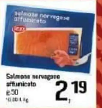 Supermercato Fratelli Scotto Salmone norvegese affumicato 50 g offerta