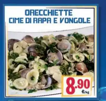 Eurosurgelati Orecchiette Cime di Rapa e Vongole offerta