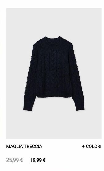Maglia treccia