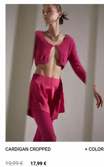 Calliope Cardigan cropped offerta