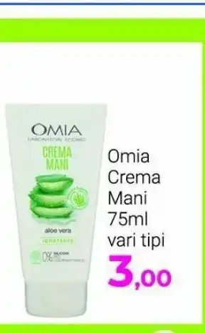 Crema per le mani omia laboratoires