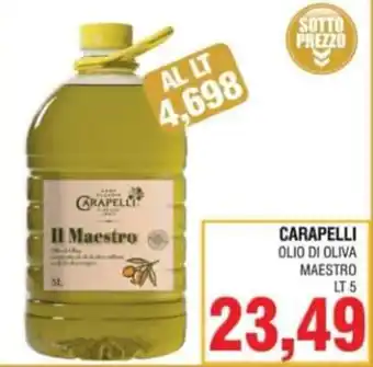 Bitar Carapelli Olio di Oliva Maestro lt 5 offerta
