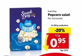 Lidl Popcorn salati offerta