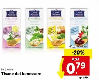 Lidl Tisane del benessere offerta