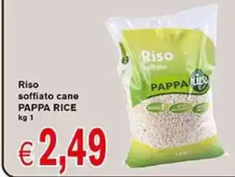 èccoMI Riso soffiato cane Pappa Rice 1 kg offerta