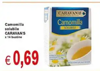 èccoMI Camomilla solubile Caravan's x 14 bustine offerta
