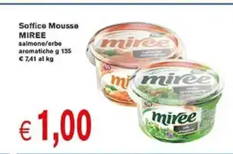 èccoMI Miree Soffice Mousse salmone / erbe aromatiche 135 g offerta