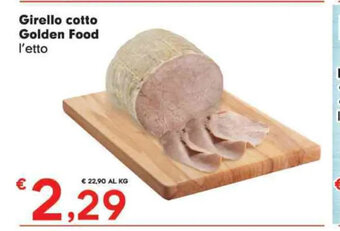 Eurospar Girello cotto Golden Food l'etto offerta