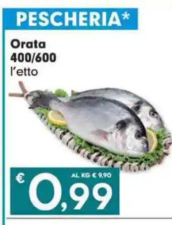 Eurospar Orata 400/600 l'etto offerta