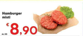 Eurospar Hamburger misti offerta