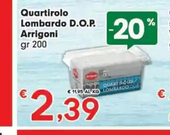 Quartirolo Lombardo D.O.P. Arrigoni 200 gr.
