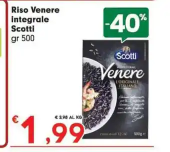 Eurospar Scotti Riso Venere integrale 500 gr offerta