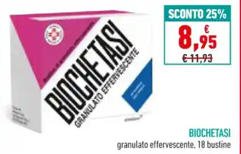 Biochetasi granulato effervescente, 18 bustine