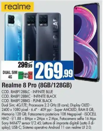 Realme 8 Pro (8GB/128GB)