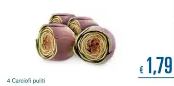 Unes 4 Carciofi puliti offerta