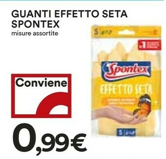 Coop Spontex Guanti Effetto Seta offerta