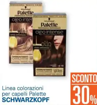 Unes Schwarzkopf Linea colorazioni per capelli Palette offerta