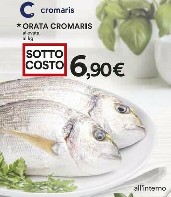 Coop Alta valle scrivia Cromaris Orata Allevata offerta