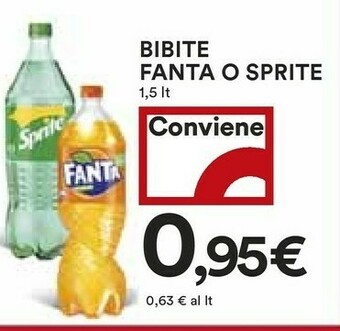 Coop Fanta O Sprite Bibite offerta