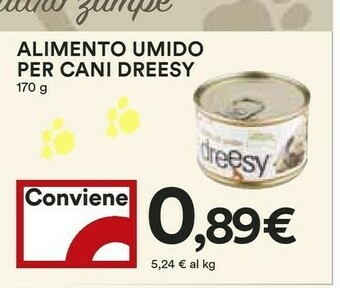 Coop Dreesy Alimento Umido Per Cani 170 G offerta