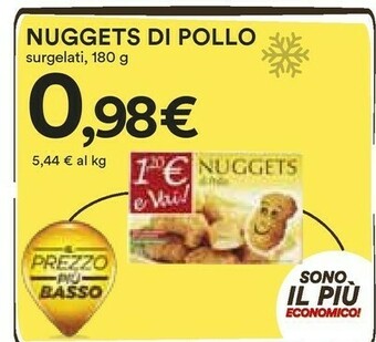 Coop Coop - Nuggets Di Pollo Surgelati 180 G offerta