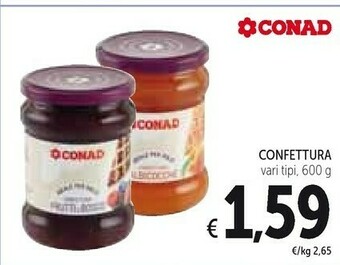 Conad Conad Confettura Frutti Di Bosco offerta