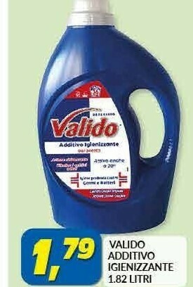 1€ e vai! Valido Additivo Igienizzante