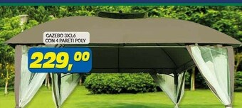 Risparmio Casa Gazebo Con 4 Pareti Poly offerta
