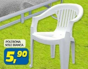 Risparmio Casa Poltrona Sole Bianca offerta