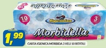 Risparmio Casa Risparmio Casa Morbidella Carta Igienica offerta