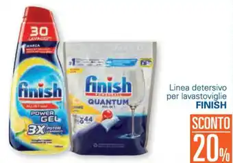 Unes Finish Linea detersivo per lavastoviglie offerta