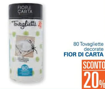 Unes Fior di Carta 80 Tovagliette decorate offerta