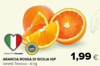 Tigre Arancia Rossa di Sicilia IGP offerta
