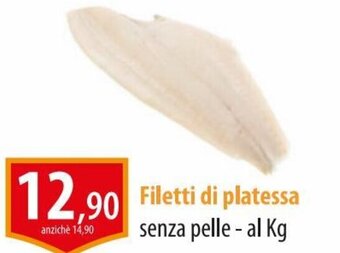 Filetti di platessa senza pelle