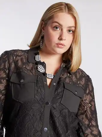 Fiorella Rubino Collana lunga pied de poule offerta