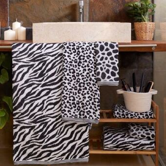 Avon Set di 3 asciugamani wild monochrome offerta