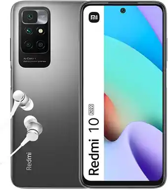 Amazon Xiaomi redmi 10 2022 - smartphone 4+128gb, 6,5” fhd+ 90hz dotdisplay, mediatek helio g88, 50mp ai quad camera, 5000mah, ca... offerta
