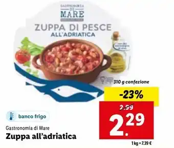Lidl Zuppa all'adriatica offerta