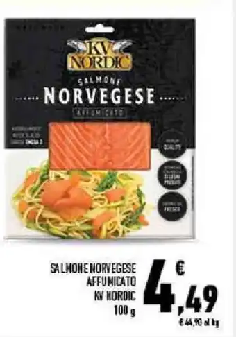 Salmone Norvegese Affumicato KV Nordic 100 g