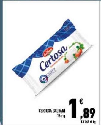 Conad City Certosa Galbani 165 g offerta
