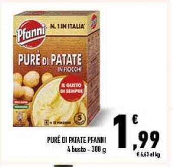Puré Di Patate Pfanni 4 buste - 300 g
