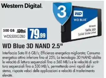 Western Digital Blue 3D NAND 2.5" 500 GB