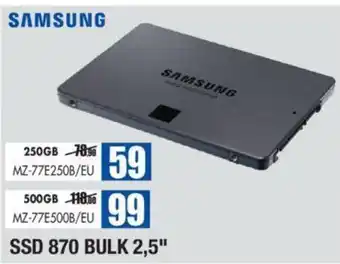 Wellcome Samsung SSD 870 Bulk 2,5" 500 GB offerta