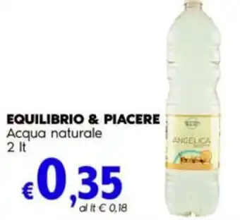 Sisa Equilibrio & Piacere Acqua Naturale 2 Lt offerta