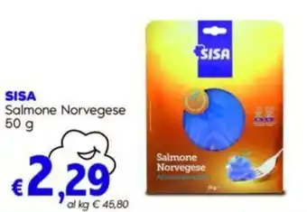 Sisa Sisa Salmone Norvegese 50 g offerta